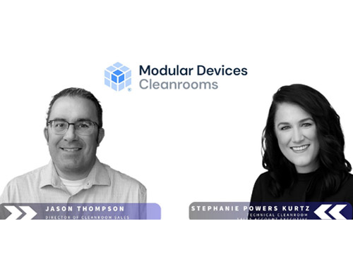 Signaling exciting growth, Modular Devices welcomes Jason Thompson and Stephanie Powers Kurtz to the Cleanrooms Sales Team